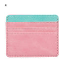 1Pc Pu Leather ID Card Holder Candy Color Bank Credit Card Box Multi Slot Slim Card Case Wallet Women Men Business Card Cover