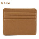 1Pc Pu Leather ID Card Holder Candy Color Bank Credit Card Box Multi Slot Slim Card Case Wallet Women Men Business Card Cover