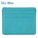 1Pc Pu Leather ID Card Holder Candy Color Bank Credit Card Box Multi Slot Slim Card Case Wallet Women Men Business Card Cover