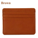1Pc Pu Leather ID Card Holder Candy Color Bank Credit Card Box Multi Slot Slim Card Case Wallet Women Men Business Card Cover