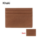 1Pc Pu Leather ID Card Holder Candy Color Bank Credit Card Box Multi Slot Slim Card Case Wallet Women Men Business Card Cover