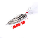 1Pcs Metal Spinner Spoon Fishing Lures 7g 10g 15g Gold Silver Artificial Bait With Feather Treble Hook Trout Pike Bass Tackle