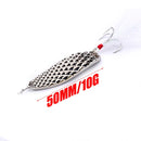 1Pcs Metal Spinner Spoon Fishing Lures 7g 10g 15g Gold Silver Artificial Bait With Feather Treble Hook Trout Pike Bass Tackle