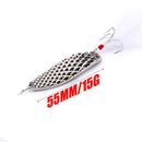 1Pcs Metal Spinner Spoon Fishing Lures 7g 10g 15g Gold Silver Artificial Bait With Feather Treble Hook Trout Pike Bass Tackle
