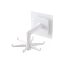 1PC Rotating Hook Bathroom Hook Holder Kitchen Storage Rack Under Shelf Rotate Towel Hook Kitchenware Cabinet Storage Organizer