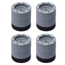 4pcs Round Washing Machine Universal Shockproof Foot Pad Rubber Mat Air Conditioner Refrigerator Base Fixed Non-slip Foot Pad