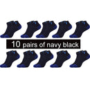10 Pairs New Spring Summer Cotton Socks Boat Mesh Breathable Men's Short Ankle Socks High Quality Casual Sports Male Sokken Gift