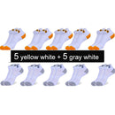 10 Pairs New Spring Summer Cotton Socks Boat Mesh Breathable Men's Short Ankle Socks High Quality Casual Sports Male Sokken Gift
