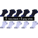 10 Pairs New Spring Summer Cotton Socks Boat Mesh Breathable Men's Short Ankle Socks High Quality Casual Sports Male Sokken Gift