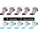 10 Pairs New Spring Summer Cotton Socks Boat Mesh Breathable Men's Short Ankle Socks High Quality Casual Sports Male Sokken Gift