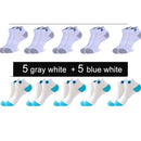 10 Pairs New Spring Summer Cotton Socks Boat Mesh Breathable Men's Short Ankle Socks High Quality Casual Sports Male Sokken Gift