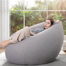 Lazy Sofa Cover Solid Chair Covers Without Filler/Inner Bean Bag Pouf Puff Couch Tatami Living Room Furniture Cotton Cover Chair