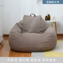 Lazy Sofa Cover Solid Chair Covers Without Filler/Inner Bean Bag Pouf Puff Couch Tatami Living Room Furniture Cotton Cover Chair