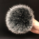100% natural fox fur pompom raccoon fur pom pom for hat beanies DIY Fur Pompon For Caps Bags Scarf Accessories