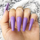 24pcs Professional Fake Nails Long Ballerina Half French Acrylic Nail Tips Press On Nails Full Cover Manicure Beauty Tools