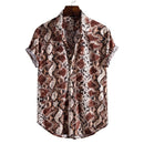 2021Camisas florales de manga larga de Otoño para hombres, camisas estampadas con flores de corte delgado para hombres, camisola