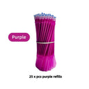 25pcs/set Erasable Gel Pen Refills Rod 0.5mm Washable Handle Magic Erasable Pen for School Pen Writing Tools Kawaii Stationery