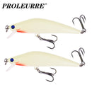 1Pcs 3D Luminous Night Fishing Bait 8cm 8g Bass Minnow Lures With Treble Hooks Artificial Hard Crankbaits Pike Carp Pesca Tackle