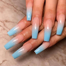 24pcs/set Long Stiletto Fake Nails Punk Snake Pattern Black White Matte False Nails Artificial Full Nail Tips Manicure Tools
