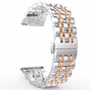 22mm 20mm Band for Samsung Galaxy Watch 3 41 45mm Gear S3 46mm 42mm Watch Stainless Steel Strap for Amazift Metal Wrist Bracelet