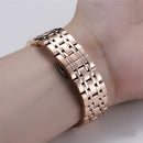 22mm 20mm Band for Samsung Galaxy Watch 3 41 45mm Gear S3 46mm 42mm Watch Stainless Steel Strap for Amazift Metal Wrist Bracelet