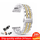 22mm 20mm Band for Samsung Galaxy Watch 3 41 45mm Gear S3 46mm 42mm Watch Stainless Steel Strap for Amazift Metal Wrist Bracelet