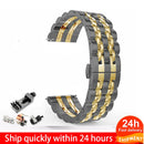 22mm 20mm Band for Samsung Galaxy Watch 3 41 45mm Gear S3 46mm 42mm Watch Stainless Steel Strap for Amazift Metal Wrist Bracelet