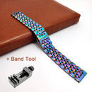 22mm 20mm Band for Samsung Galaxy Watch 3 41 45mm Gear S3 46mm 42mm Watch Stainless Steel Strap for Amazift Metal Wrist Bracelet