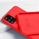 Liquid Silicone Soft Cover Case For Samsung Galaxy A51 A71 S20 FE S21 Ultra S10 Plus S9 A50 A12 A21S A31 A41 A32 A52 A72 Coque