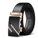 Men Belts Automatic Buckle Belt Genune Leather High Quality Belts For Men Leather Strap Casual Buises for Jeans