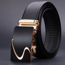 Men Belts Automatic Buckle Belt Genune Leather High Quality Belts For Men Leather Strap Casual Buises for Jeans
