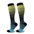 1 Pair Unisex Copper Compression Socks Women Men Anti Fatigue Pain Relief Knee High Stockings 15-20 mmHg Graduated For ONDREJ
