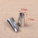 1Pcs DIY Cakes Decoration 19-tooth Pastry Nozzle Kitchen Gadgets Cookies Supplies 304 Stainless Steel Silver Fondant Decor