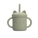 10 Color Baby Silicone Water Cup Feeding Cup BPA Free Baby Learning Drinkware Children's Soft Straw Cups