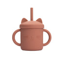 10 Color Baby Silicone Water Cup Feeding Cup BPA Free Baby Learning Drinkware Children's Soft Straw Cups