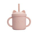 10 Color Baby Silicone Water Cup Feeding Cup BPA Free Baby Learning Drinkware Children's Soft Straw Cups