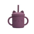 10 Color Baby Silicone Water Cup Feeding Cup BPA Free Baby Learning Drinkware Children's Soft Straw Cups