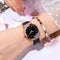 Ladies Magnetic Starry SHS Clock Luxury Women Watches Fashion Diamond Female Quartz Wristwatches Relogio Feminino Zegarek Damski