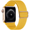 Scrunchie Strap for Apple watch band 44mm 40mm 38mm 42mm Adjustable Elastic Nylon solo Loop bracelet iWatch series 3 4 5 6 se