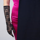 Elegant Women Ultra-Thin Long Summer Driving Cycling Sexy Black Sunscreen Gloves Female Anti-UV Elasticity Lace Mesh Gloves H98