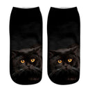 Cartoon Cat Sock 3D Cat Printed Cotton Anklet Socks Low Cut Sports Sock Cute Designer Women Girl Casual Socks