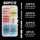 10/50PCS Waterproof Solder Seal Sleeve Heat Shrink Butt Connectors Splice Terminals Wire Connector Faston insulation Electrical