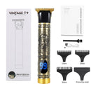 Professional Barber Hair Clipper Rechargeable Electric T-Outliner Cutting Machine Beard Trimmer Shaver Razor for Men Cutter