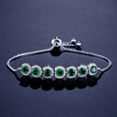 2021 New Fashion Luxury 925 Sterling Silver Tennis women's Bracelets Bangle For Women Christmas Gift Jewelry Wholesale S5877b