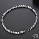 2021 New Fashion Luxury 925 Sterling Silver Tennis women's Bracelets Bangle For Women Christmas Gift Jewelry Wholesale S5877b