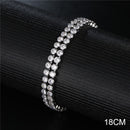 2021 New Fashion Luxury 925 Sterling Silver Tennis women's Bracelets Bangle For Women Christmas Gift Jewelry Wholesale S5877b