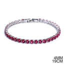 2021 New Fashion Luxury 925 Sterling Silver Tennis women's Bracelets Bangle For Women Christmas Gift Jewelry Wholesale S5877b