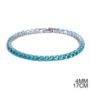 2021 New Fashion Luxury 925 Sterling Silver Tennis women's Bracelets Bangle For Women Christmas Gift Jewelry Wholesale S5877b