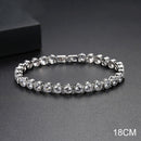 2021 New Fashion Luxury 925 Sterling Silver Tennis women's Bracelets Bangle For Women Christmas Gift Jewelry Wholesale S5877b