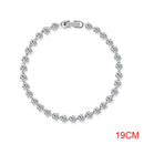 2021 New Fashion Luxury 925 Sterling Silver Tennis women's Bracelets Bangle For Women Christmas Gift Jewelry Wholesale S5877b